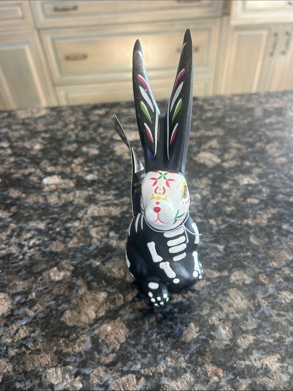 ASHLAND RESIN HAND PAINTED DIA DE LOS MUERTOS TABLTOP DECOR NWT